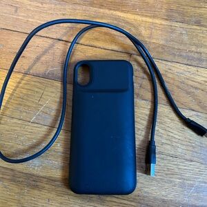 Mophie IPhone X Black Phone Charging Case